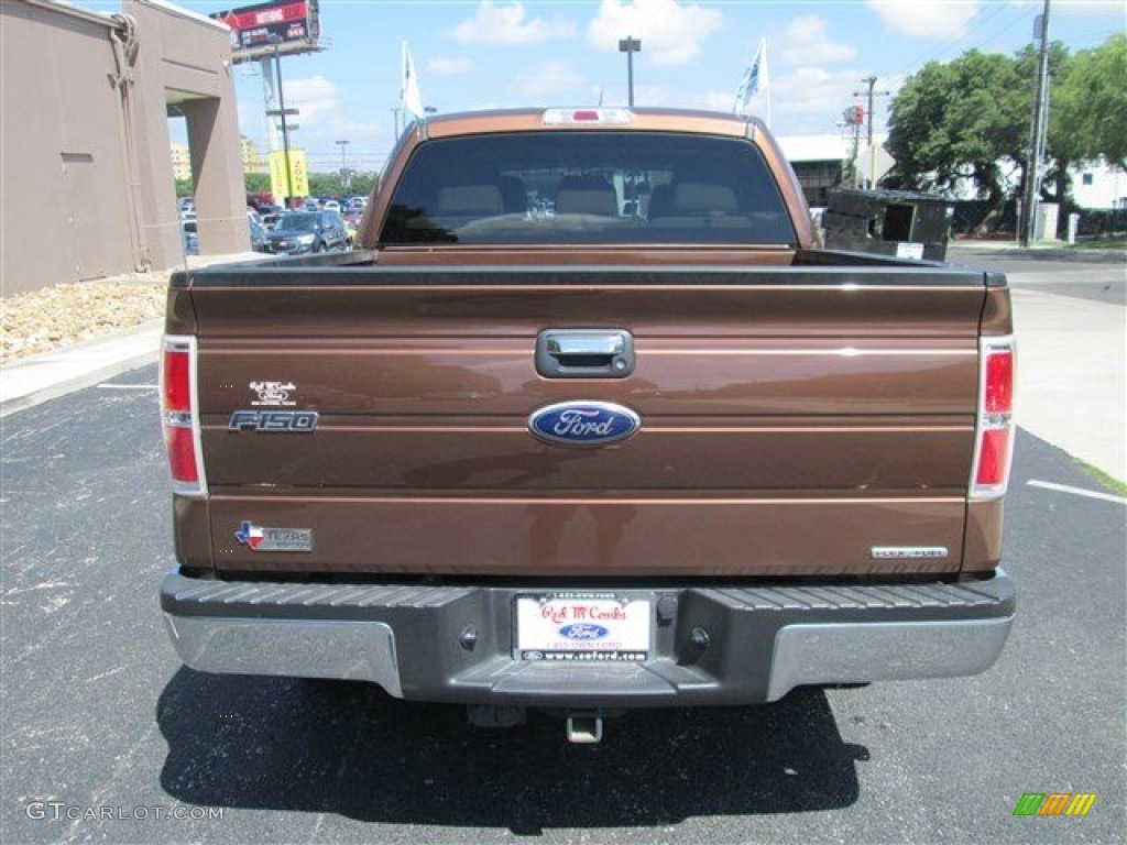 2011 F150 XLT SuperCrew - Golden Bronze Metallic / Pale Adobe photo #7