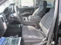 Jet Black Front Seat Photo for 2014 Chevrolet Silverado 1500 #82112389