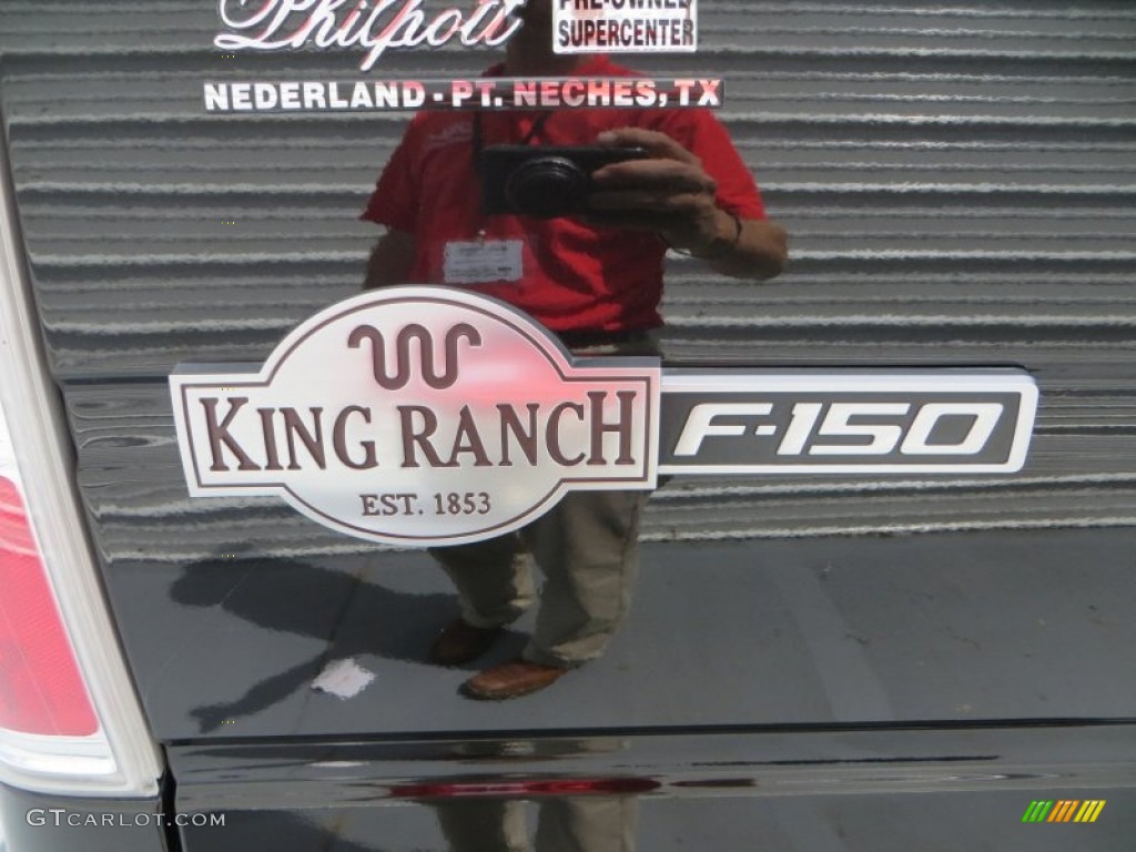 2012 F150 King Ranch SuperCrew 4x4 - Tuxedo Black Metallic / King Ranch Chaparral Leather photo #20