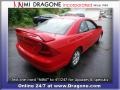 Rallye Red - Civic EX Coupe Photo No. 5