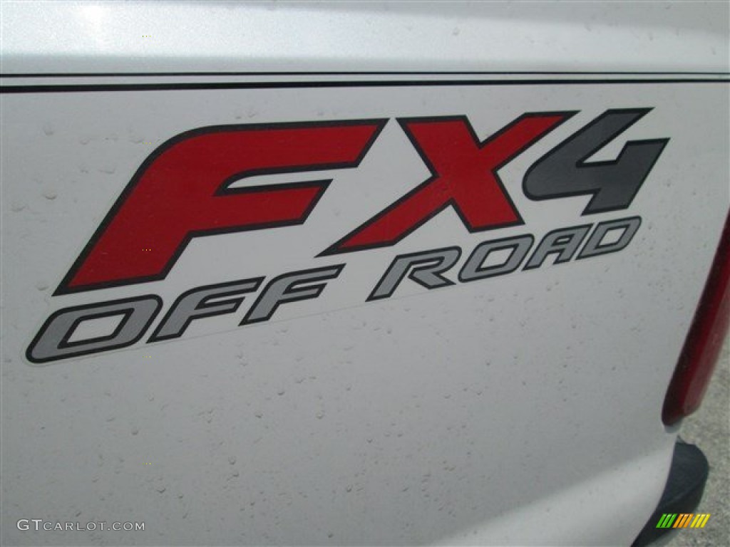 2010 F350 Super Duty Lariat Crew Cab 4x4 - White Platinum Metallic Tri-Coat / Ebony photo #7