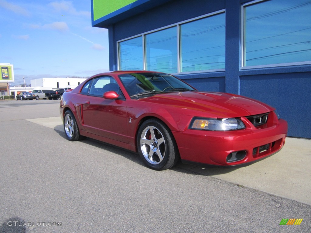 2003 Mustang Cobra Coupe - Redfire Metallic / Dark Charcoal/Medium Graphite photo #6