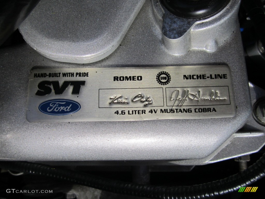2003 Ford Mustang Cobra Coupe Info Tag Photo #82116562