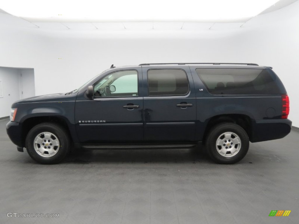 Dark Blue Metallic 2009 Chevrolet Suburban LS Exterior Photo #82117600