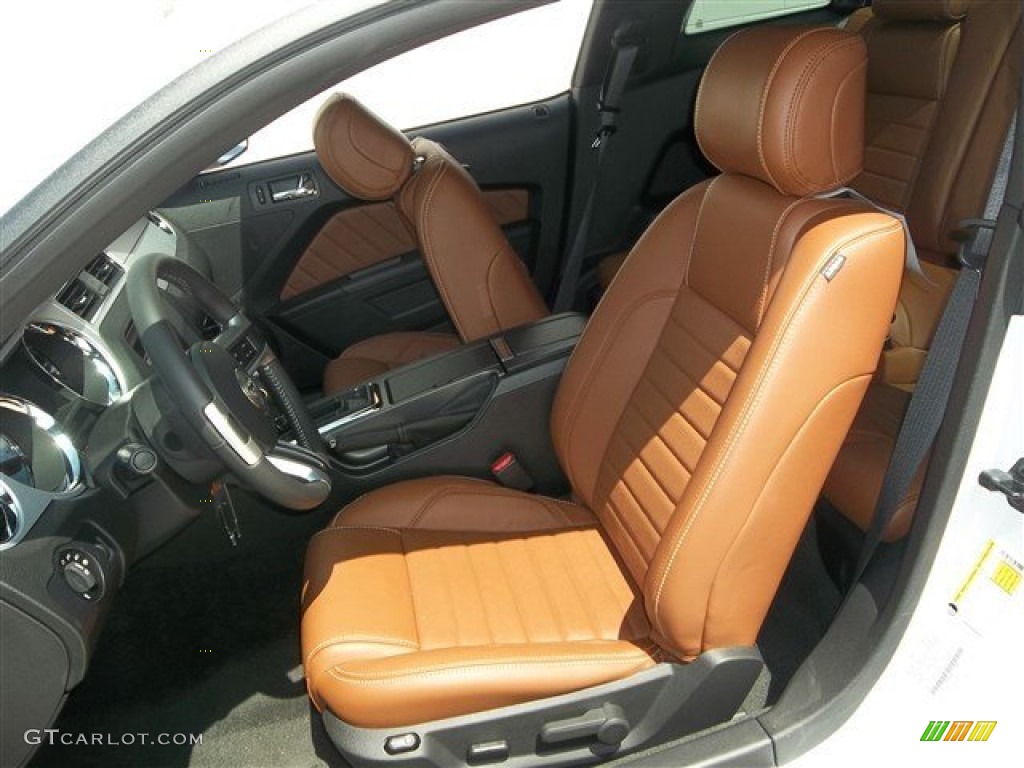 2014 Ford Mustang V6 Premium Coupe Front Seat Photo #82118056