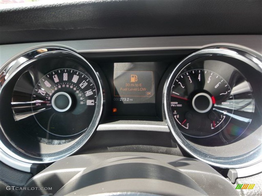 2014 Ford Mustang V6 Premium Coupe Gauges Photo #82118083