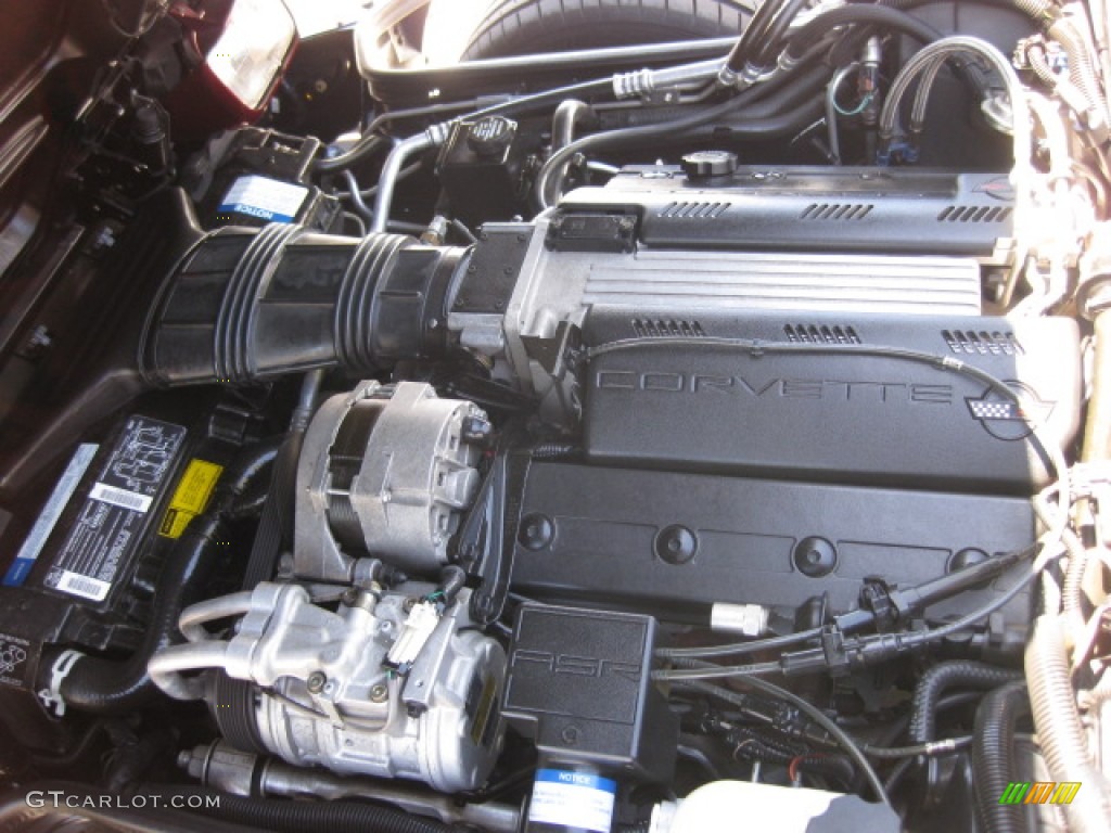 1993 Chevrolet Corvette 40th Anniversary Convertible Engine Photos