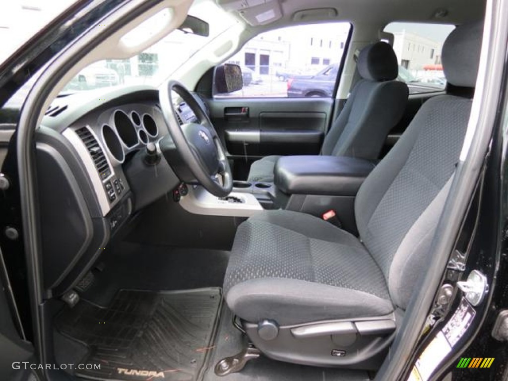 Black Interior 2011 Toyota Tundra Double Cab Photo #82118596