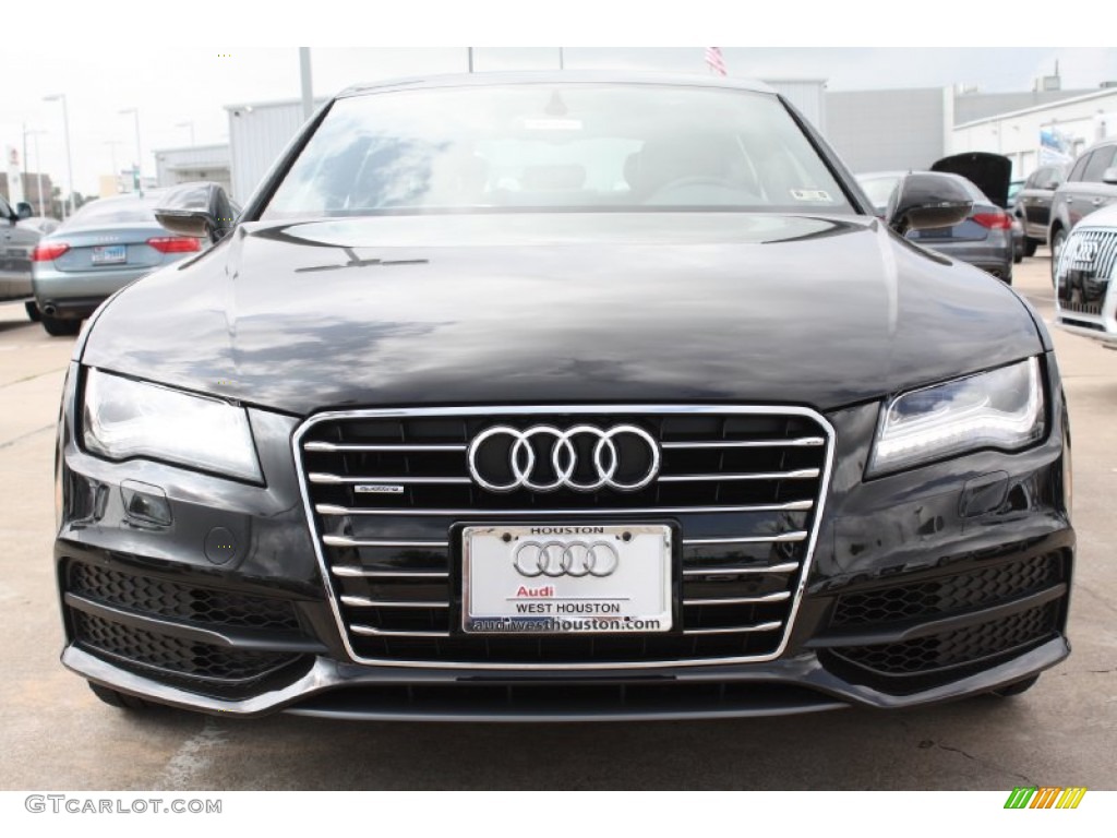 2013 A7 3.0T quattro Prestige - Havanna Black Metallic / Nougat Brown photo #2