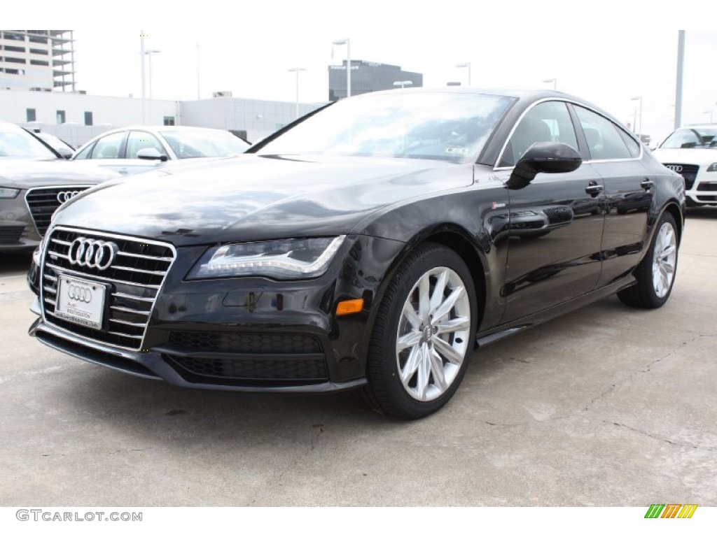 2013 A7 3.0T quattro Prestige - Havanna Black Metallic / Nougat Brown photo #3