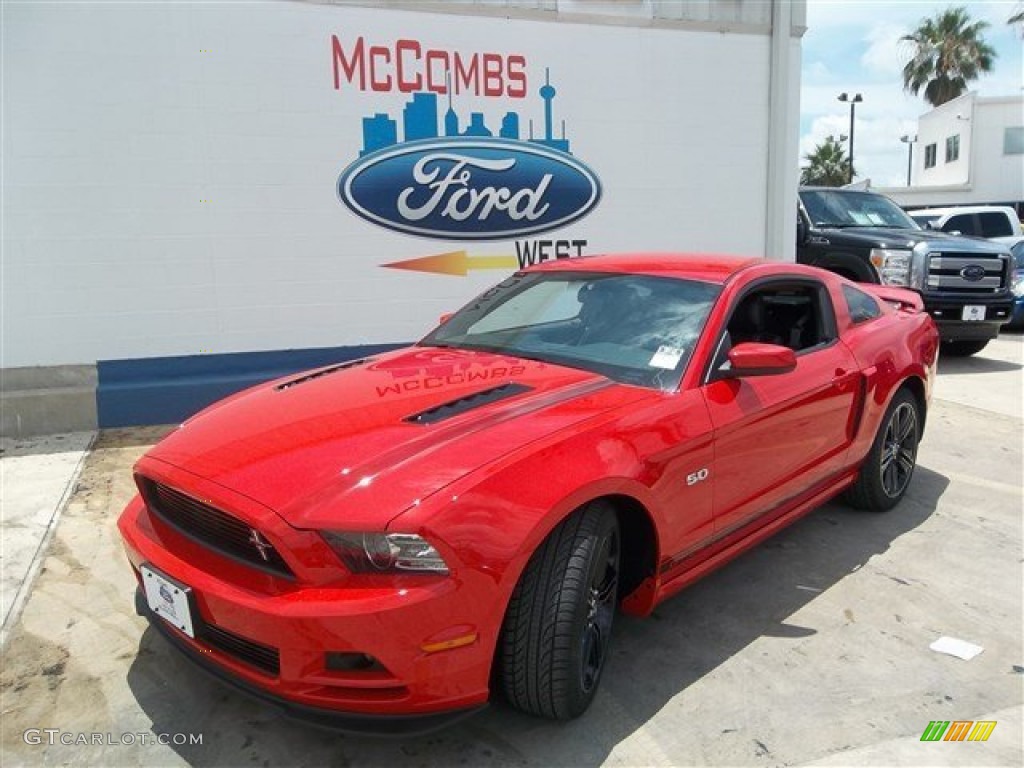 2014 Mustang GT/CS California Special Coupe - Race Red / California Special Charcoal Black/Miko Suede photo #2