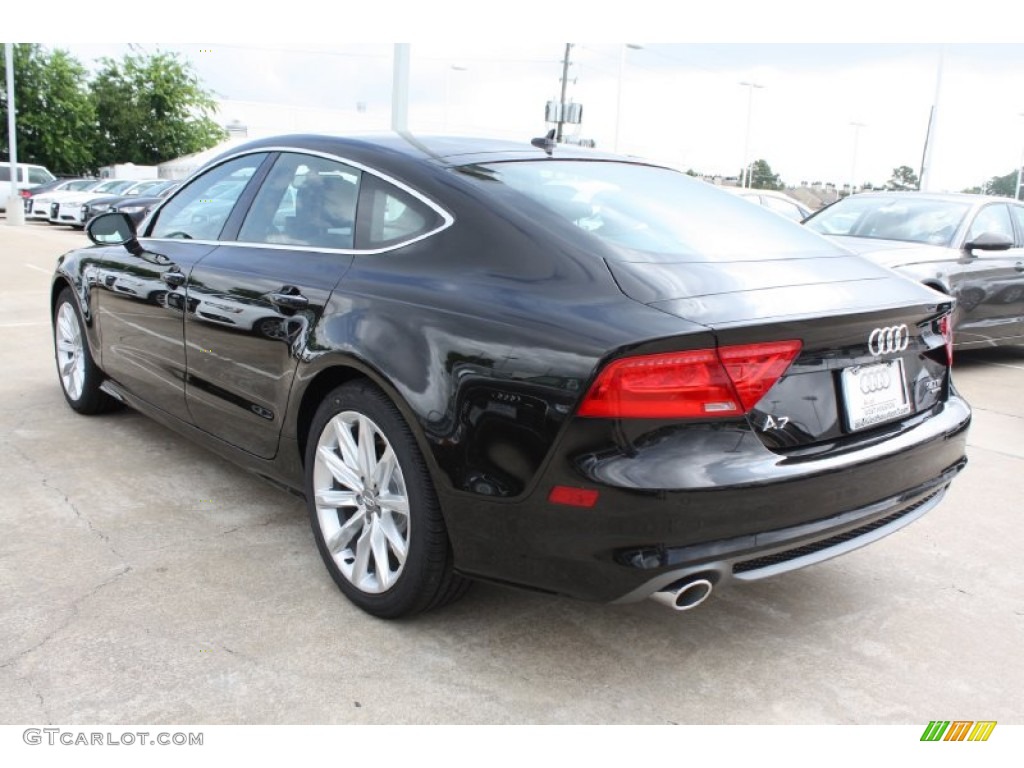 2013 A7 3.0T quattro Prestige - Havanna Black Metallic / Nougat Brown photo #7