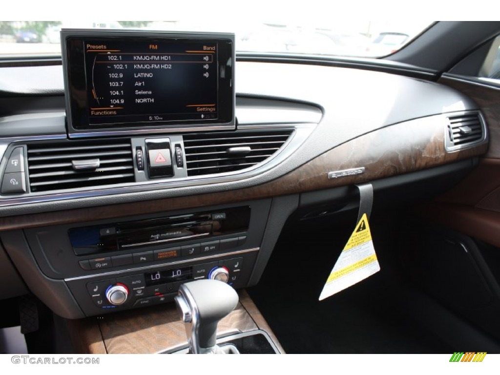 2013 A7 3.0T quattro Prestige - Havanna Black Metallic / Nougat Brown photo #16