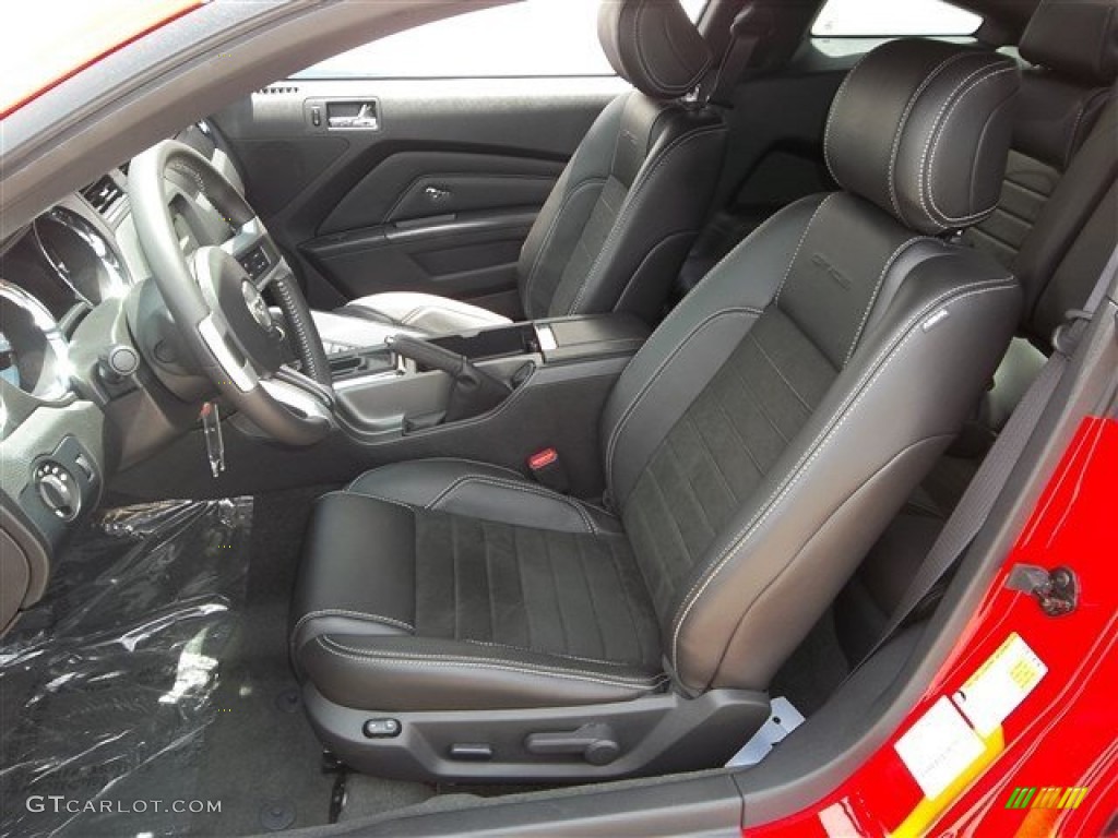 California Special Charcoal Black/Miko Suede Interior 2014 Ford Mustang GT/CS California Special Coupe Photo #82119032