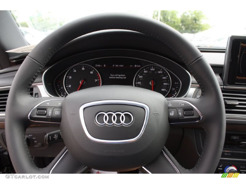 2013 A7 3.0T quattro Prestige - Havanna Black Metallic / Nougat Brown photo #28