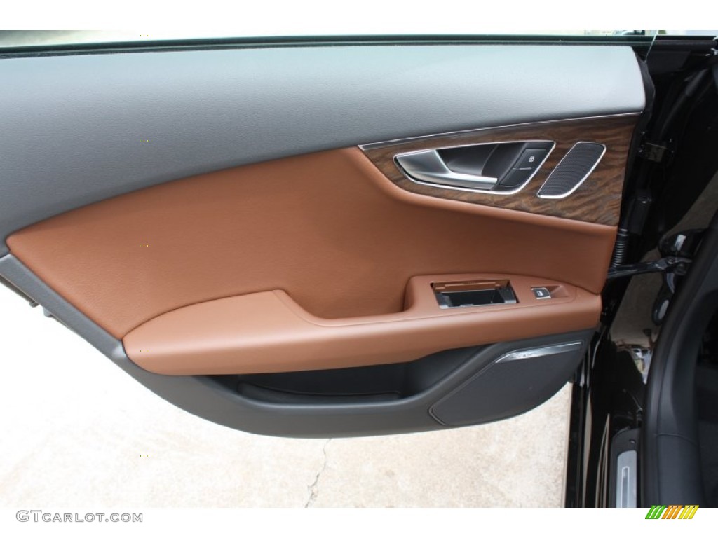 2013 A7 3.0T quattro Prestige - Havanna Black Metallic / Nougat Brown photo #33