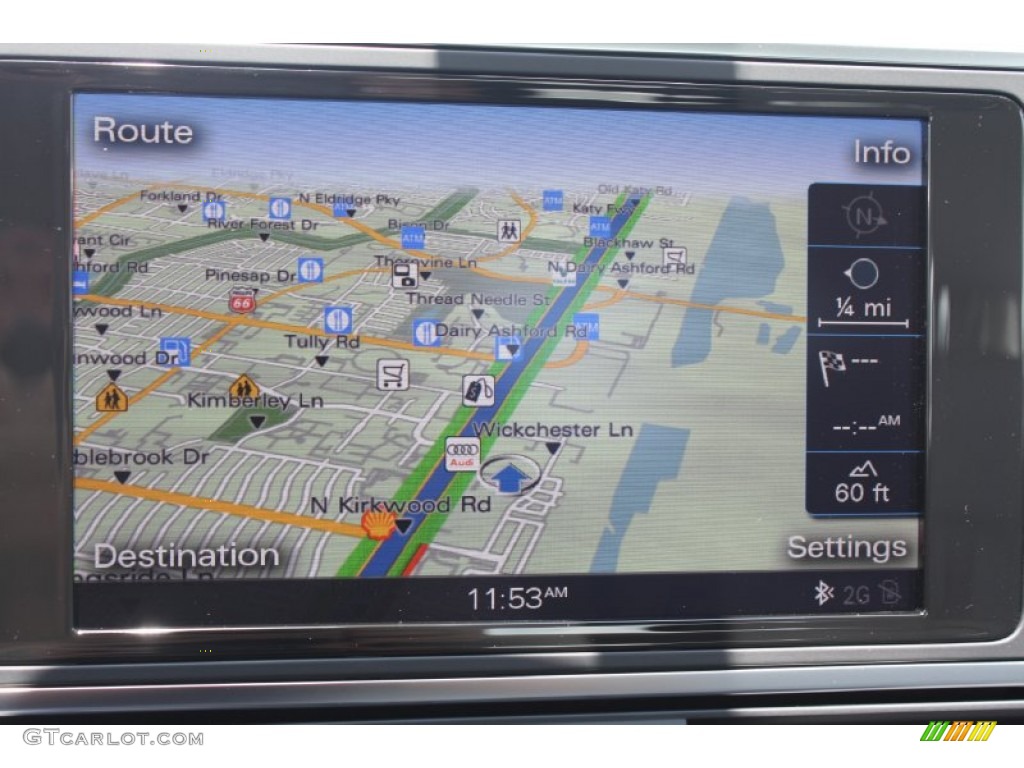 2013 Audi A6 3.0T quattro Sedan Navigation Photo #82119774