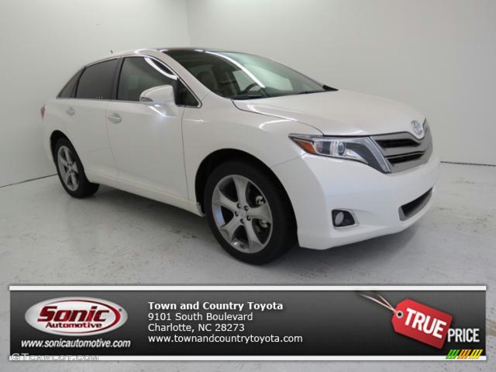 Blizzard White Pearl Toyota Venza