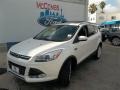 2013 White Platinum Metallic Tri-Coat Ford Escape Titanium 2.0L EcoBoost  photo #2