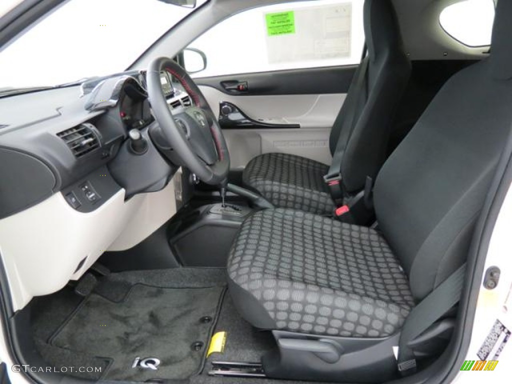 Dark Charcoal Interior 2013 Scion iQ Standard iQ Model Photo #82121146