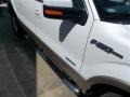 2013 White Platinum Metallic Tri-Coat Ford F150 Lariat SuperCrew  photo #10