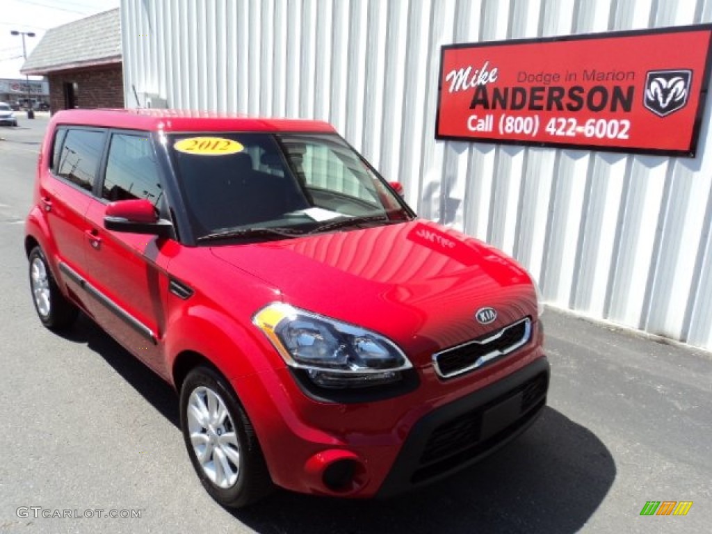 Molten Red Kia Soul