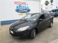 2013 Tuxedo Black Ford Focus S Sedan  photo #2