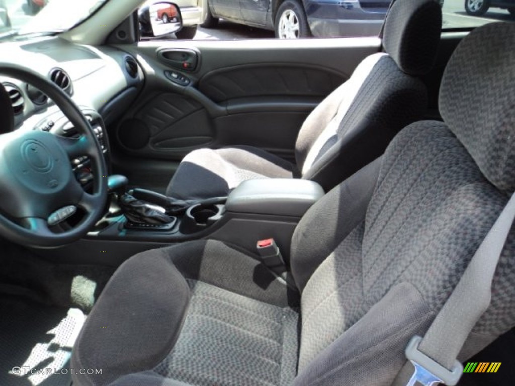 Dark Pewter Interior 2001 Pontiac Grand Am SE Coupe Photo #82123049