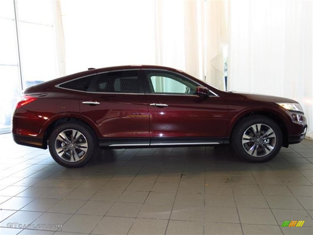 2013 Crosstour EX-L V-6 - Basque Red Pearl II / Ivory photo #2