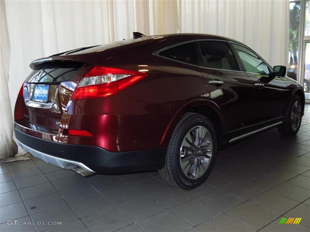 2013 Crosstour EX-L V-6 - Basque Red Pearl II / Ivory photo #3
