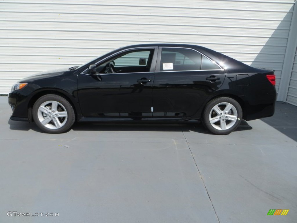 2013 Camry SE - Attitude Black Metallic / Black/Ash photo #6