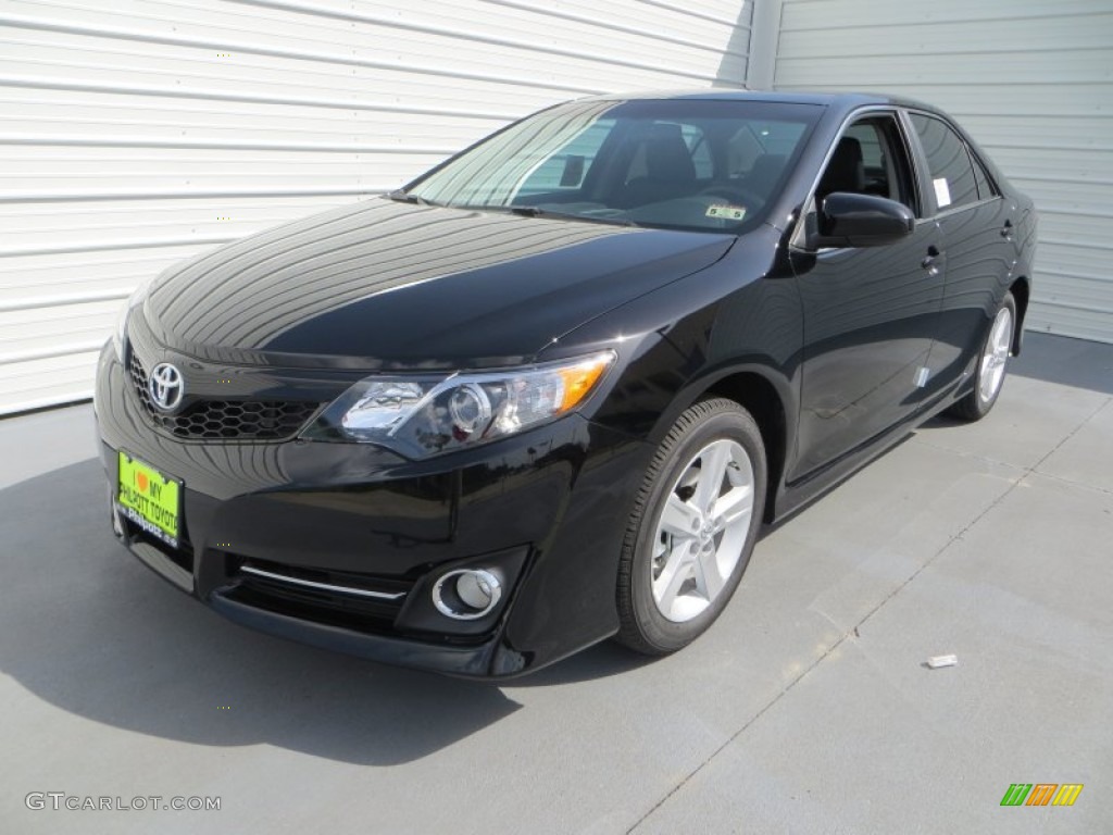 2013 Camry SE - Attitude Black Metallic / Black/Ash photo #7