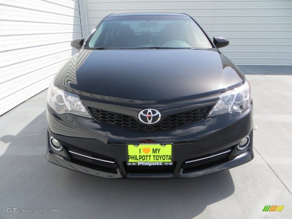 2013 Camry SE - Attitude Black Metallic / Black/Ash photo #8