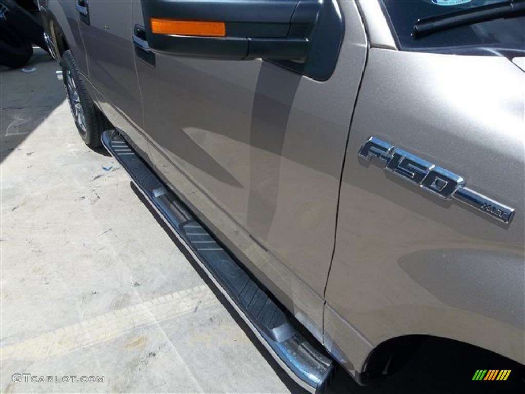 2013 F150 XLT SuperCrew - Pale Adobe Metallic / Adobe photo #10