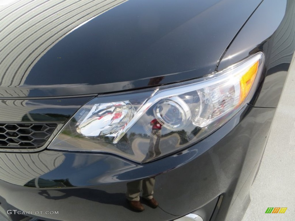 2013 Camry SE - Attitude Black Metallic / Black/Ash photo #9