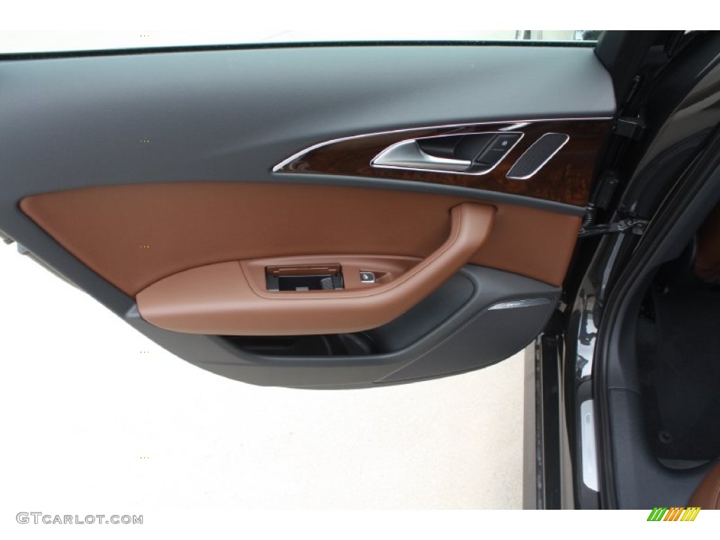 2013 A6 3.0T quattro Sedan - Oolong Gray Metallic / Nougat Brown photo #31