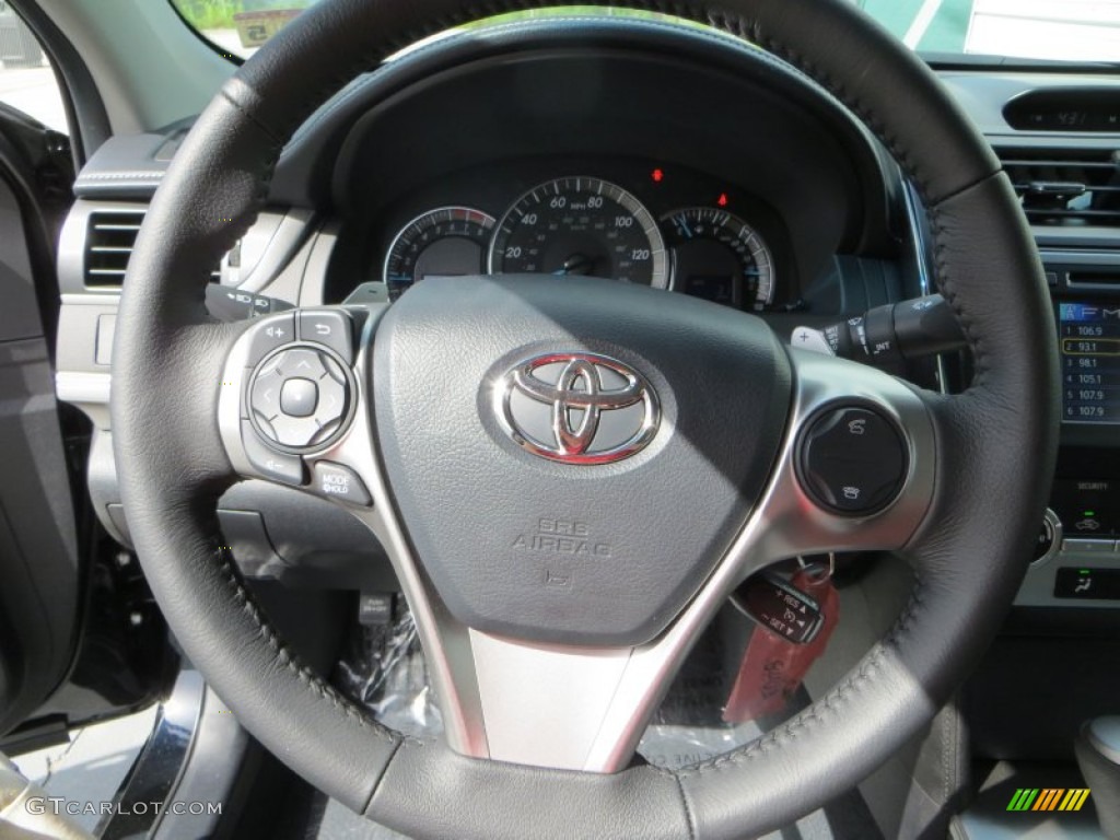 2013 Camry SE - Attitude Black Metallic / Black/Ash photo #29