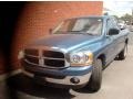 2006 Atlantic Blue Pearl Dodge Ram 1500 SLT Quad Cab  photo #2