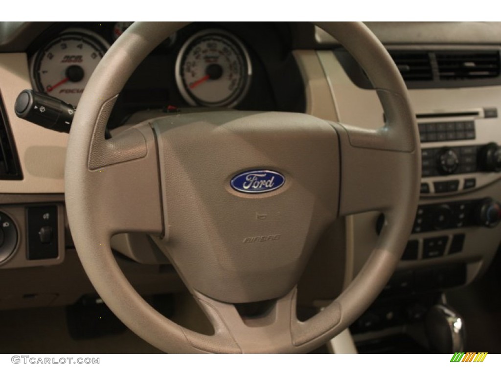 2009 Focus SE Sedan - Sterling Grey Metallic / Medium Stone photo #6