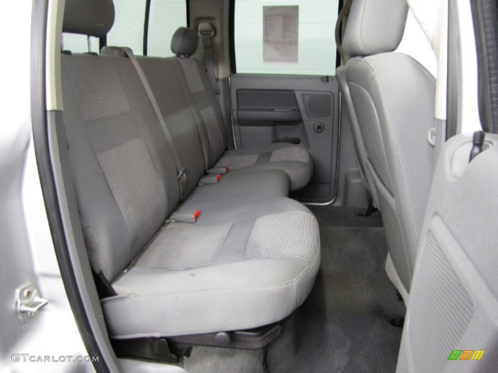 2007 Dodge Ram 2500 SLT Quad Cab 4x4 Rear Seat Photo #82125787