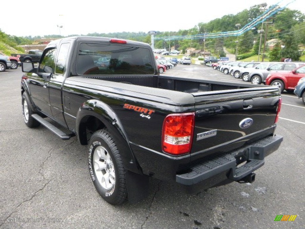 Black 2009 Ford Ranger Sport SuperCab 4x4 Exterior Photo #82125841