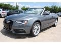 Monsoon Gray Metallic 2013 Audi A5 2.0T Cabriolet Exterior