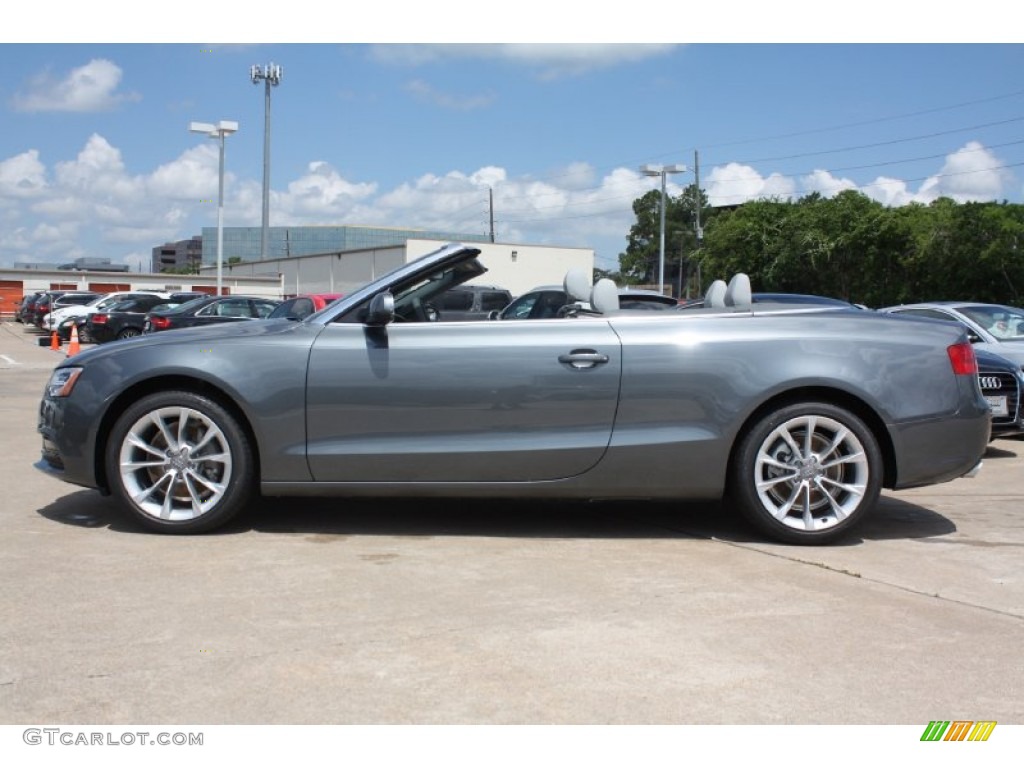 Monsoon Gray Metallic 2013 Audi A5 2.0T Cabriolet Exterior Photo #82126387