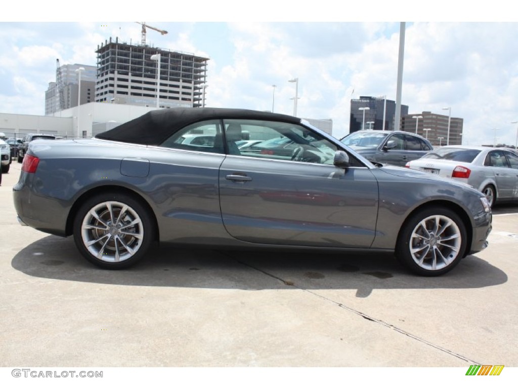 Monsoon Gray Metallic 2013 Audi A5 2.0T Cabriolet Exterior Photo #82126489