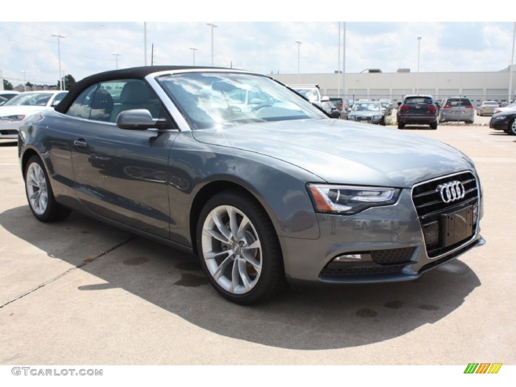 Monsoon Gray Metallic 2013 Audi A5 2.0T Cabriolet Exterior Photo #82126506
