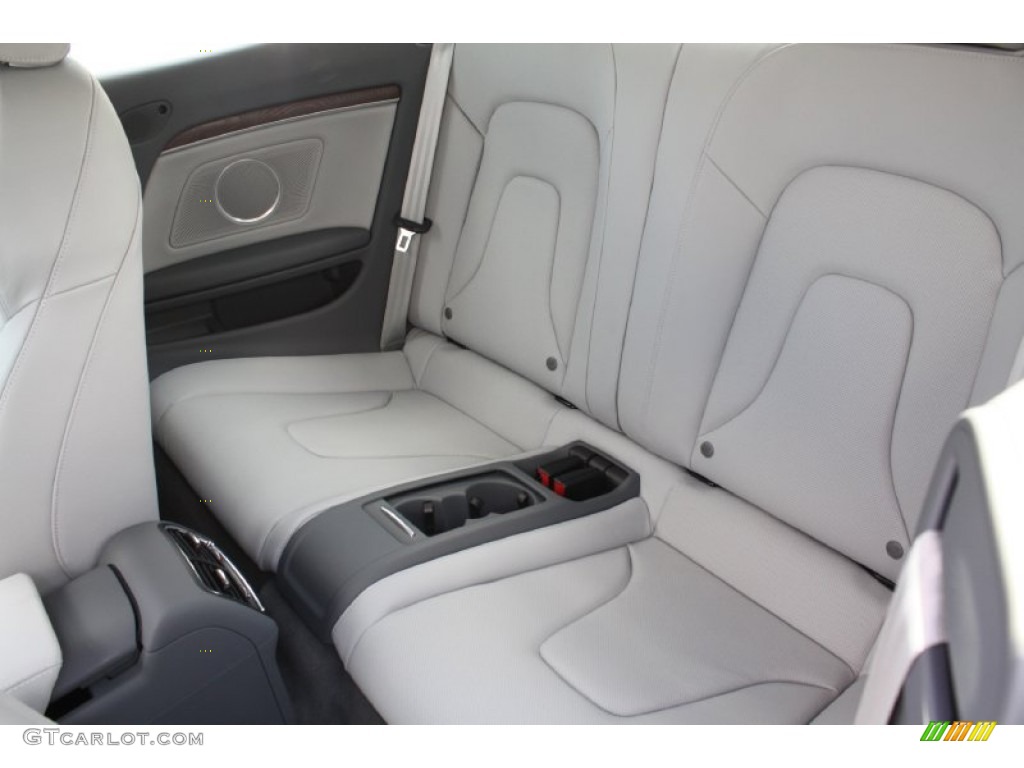 Titanium Grey/Steel Grey Interior 2013 Audi A5 2.0T Cabriolet Photo #82126844