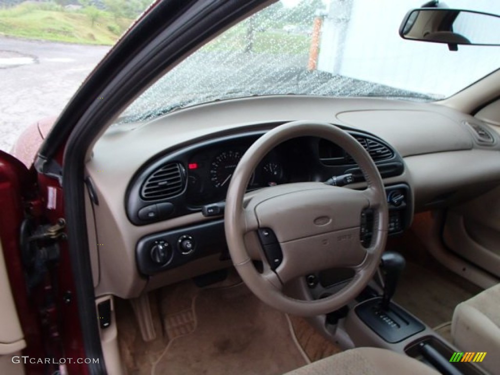 1999 Ford Contour SE Medium Dark Prairie Tan Dashboard Photo #82127540