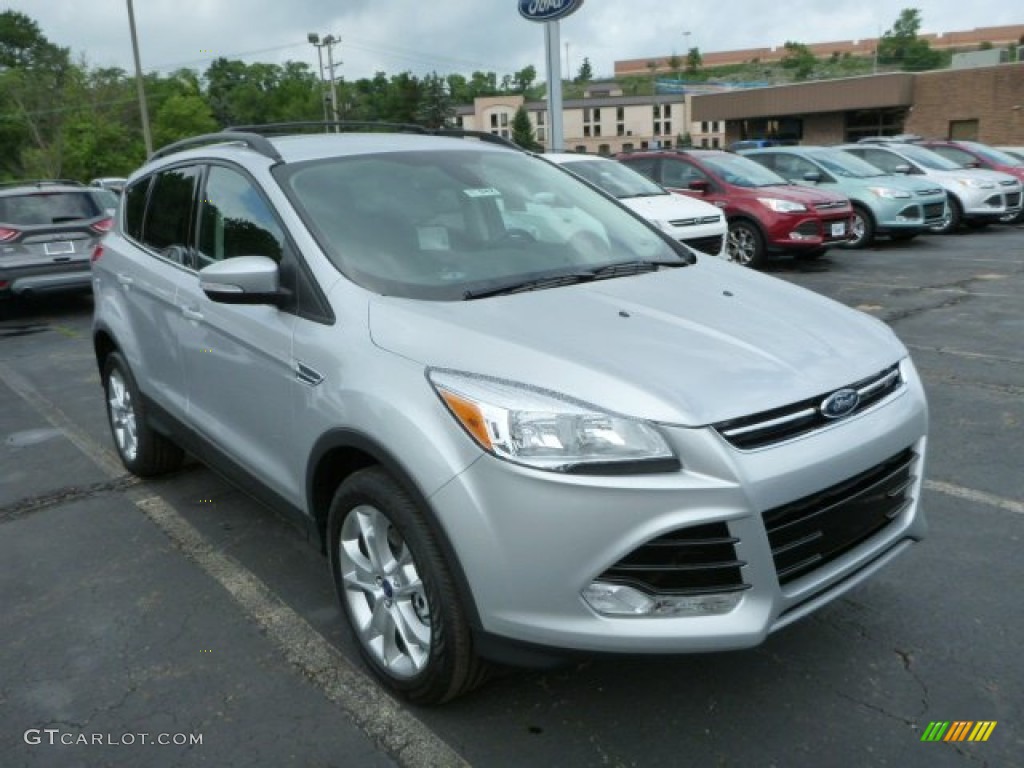 2013 Escape SEL 2.0L EcoBoost 4WD - Ingot Silver Metallic / Charcoal Black photo #1