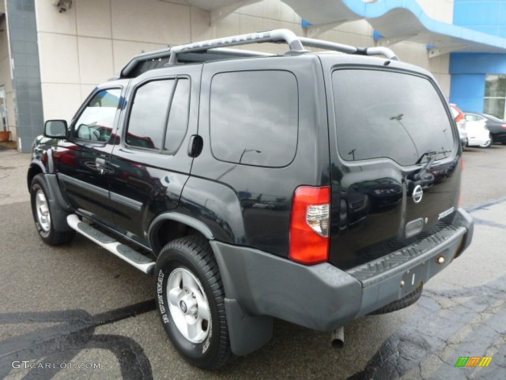 2002 Xterra XE V6 4x4 - Super Black / Gray Celadon photo #5