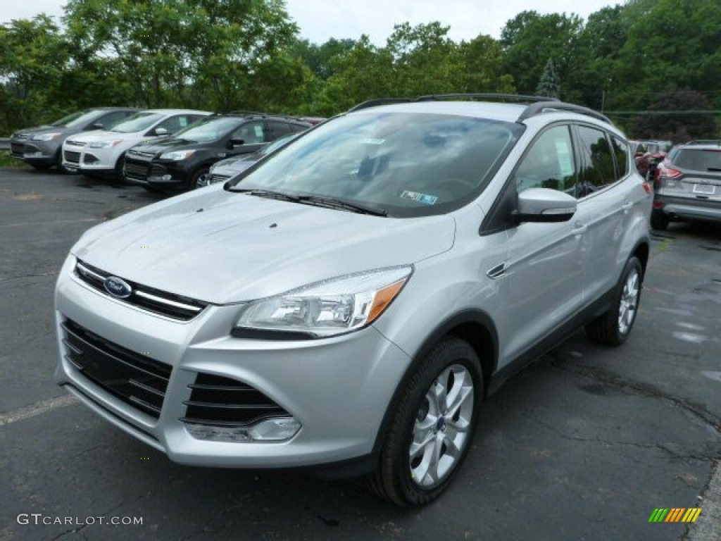 2013 Escape SEL 2.0L EcoBoost 4WD - Ingot Silver Metallic / Charcoal Black photo #5